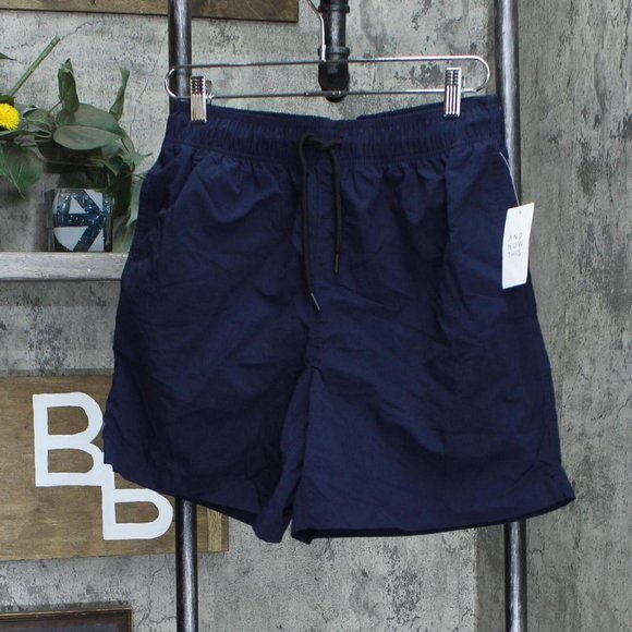 NWT And Now This Men's Regular-Fit Nylon Drawstring Shorts MMB030368 S Navy Blue - Picture 2 of 5